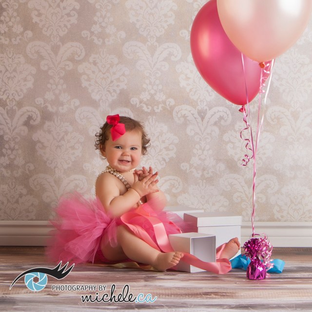 first birthday portrait